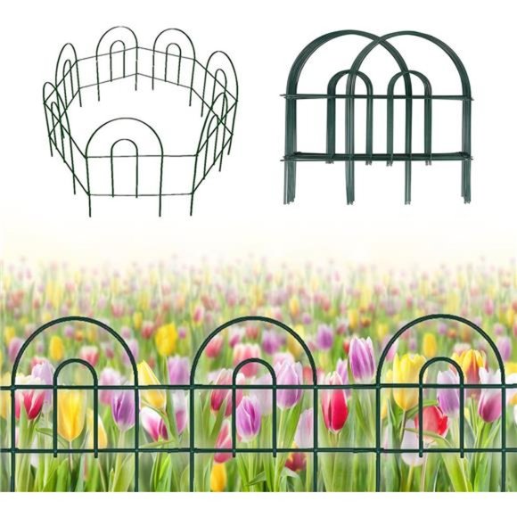 Decorative Garden Fence Rustproof Iron Garden Fencing (18in x 50ft)